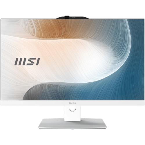 Моноблок MSI Modern AM242P 1M-1024XRU (9S6-AE0722-1474) 23.8" Full HD Core 5 120U (1.4) 8Gb SSD512Gb HDG без ОС GbitEth WiFi клавиатура мышь Cam белый