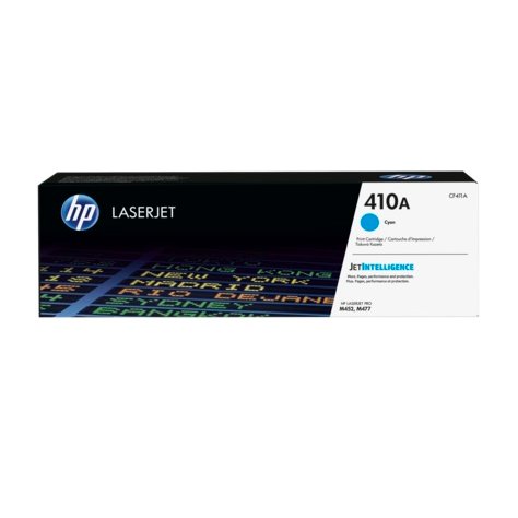 Картридж лазерный HP 410A CF411A голубой (2300стр) для HP LJ Pro M452/M477