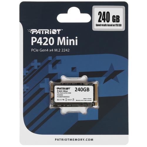 240 ГБ M.2 NVMe накопитель Patriot P420 Mini [P420MP240GM24]