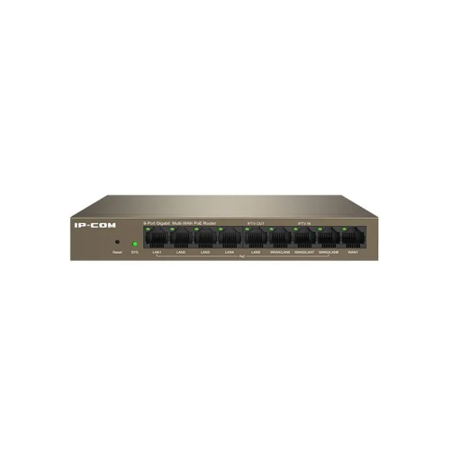 9-портовый гигабитный PoE-маршрутизатор IP-COM M20-8G-PoE с облачным управлением (PoE бюджет 95W)
