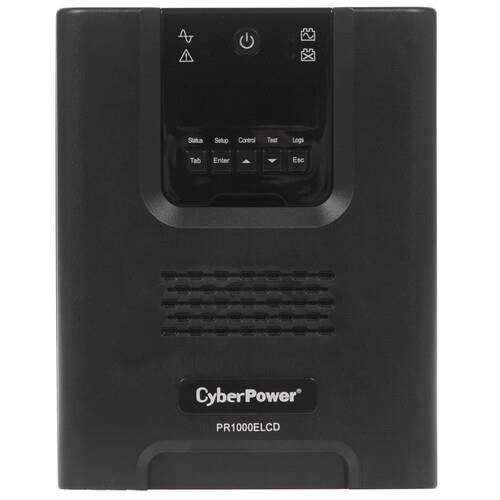 ИБП CyberPower PR1000ELCD ИБП CyberPower PR1000ELCD — Корпус, дисплей и индикация