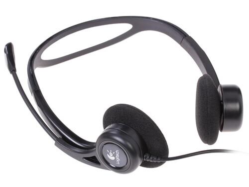 Проводные наушники Logitech PC 960 черный