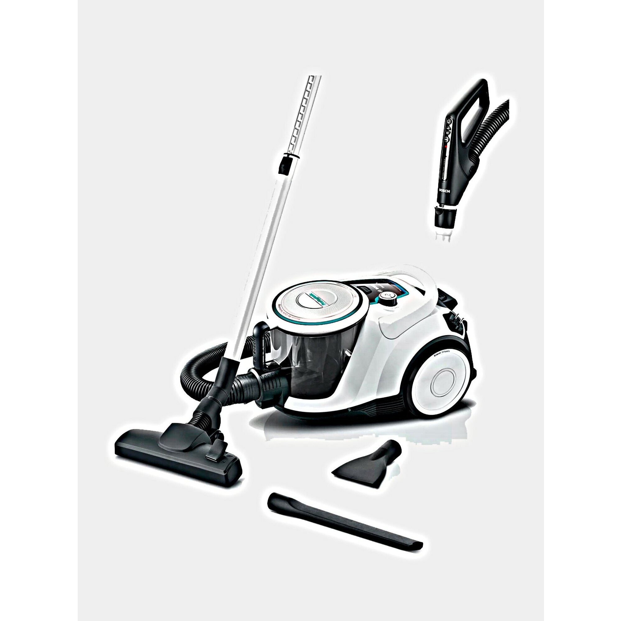 Пылесос Bosch BGS41HYG1 белый/черный — фото 3