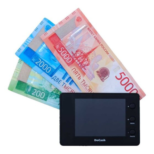 Детектор банкнот DoCash Micro IR/UV просмотровый АКБ (8401)