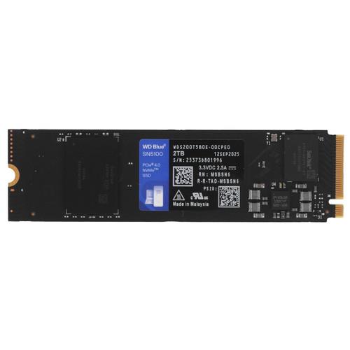 2000 ГБ M.2 NVMe накопитель WD Blue SN5100 [WDS200T5B0E]