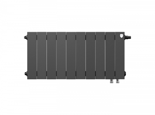 Биметаллический радиатор отопления  Royal Thermo Pianoforte 300 10 Секций Noir Sable Vdr