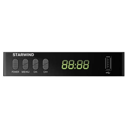 Ресивер DVB-T2 Starwind CT-220 черный