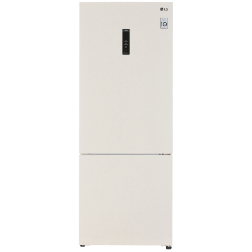 Холодильник с морозильником LG GC-B569PECM бежевый