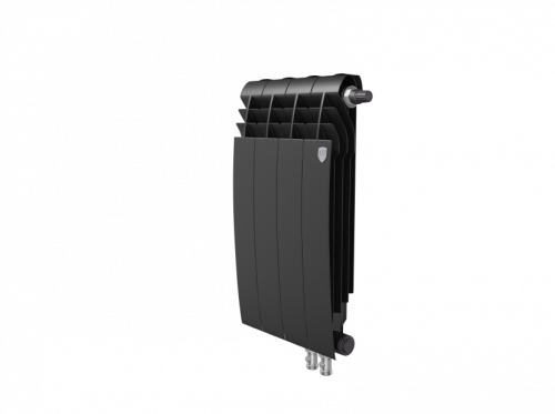 Биметаллический радиатор отопления  Royal Thermo Biliner 500 Vr 4 Секции Noir Sable
