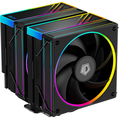 Кулер ID-Cooling Frozn A620 ARGB Soc-AM5/AM4/1151/1200/2066/1700 4-pin 29.9dB Al+Cu 270W 1200gr LED Ret