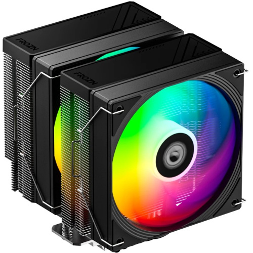 Кулер ID-COOLING Frozn A620 Pro SE ARGB LGA1700/1200/115X/AM5/AM4 (TDP 260W, PWM, черный, 6 тепл.трубок + медная база, Dual ARGB Fan 120mm)