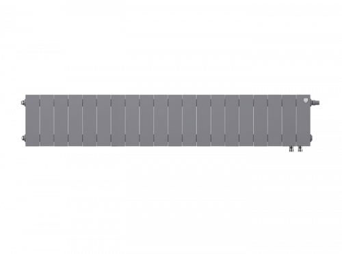 Биметаллический радиатор отопления  Royal Thermo Pianoforte 200 20 Секций Silver Satin Vdr