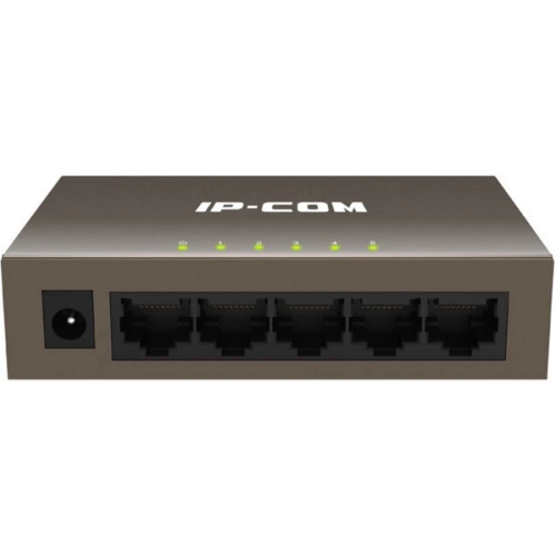 Коммутатор неуправляемый IP-COM F1005 5 портов, 5x100Мбит/с, настольный