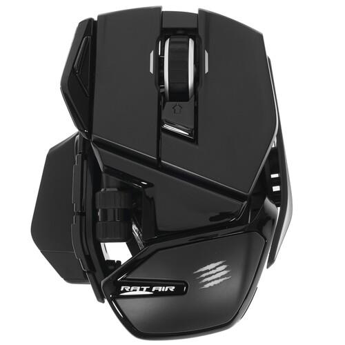 Мышь+коврик беспроводная/проводная Mad Catz R.A.T. AIR [MR04DHAMBL000-0] черный