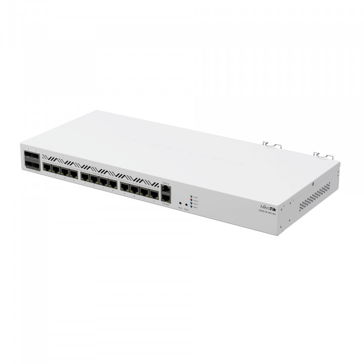 Роутер Mikrotik CCR2116-12G-4S+ Роутер Mikrotik CCR2116-12G-4S+ — Антенны, корпус и индикация