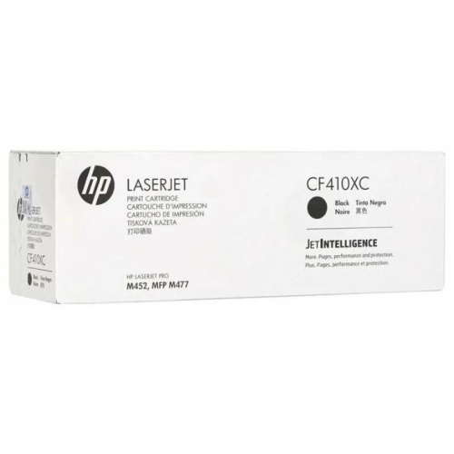 Картридж HP CF410XC 410X лазерный черный увеличенной емкости 6500стр (белая корпоративная коробка)