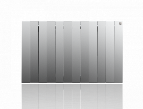 Биметаллический радиатор отопления  Royal Thermo Pianoforte 500 Vd 12 Секций Silver Satin
