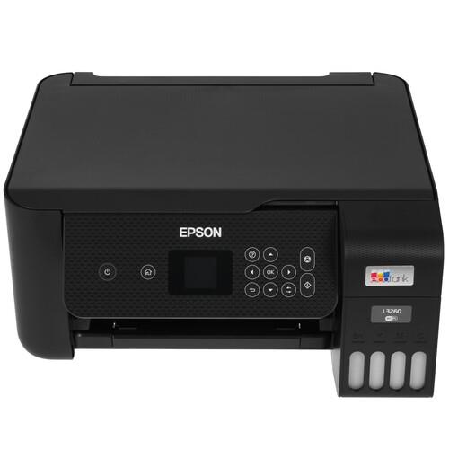 МФУ струйное Epson L3260 МФУ струйное Epson L3260 — Панель управления и лотки