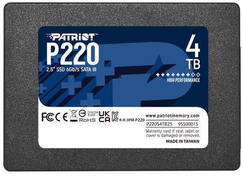 4000 ГБ 2.5" SATA накопитель Patriot Memory P220 [P220S4TB25]