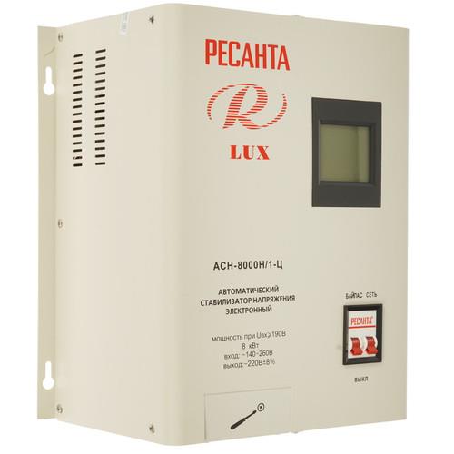 Стабилизатор напряжения Ресанта АСН-8000Н/1-Ц Lux