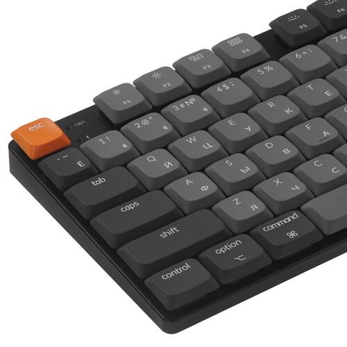 Клавиатура проводная + беспроводная Keychron K1 Version 6 Клавиатура проводная + беспроводная Keychron K1 Version 6 — Подсветка и детали исполнения