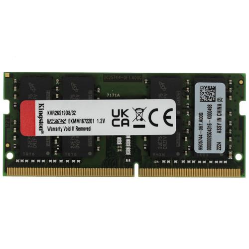 Оперативная память SODIMM Kingston ValueRAM [KVR26S19D8/32] 32 ГБ