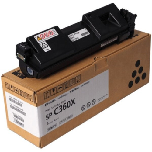 Картридж лазерный Ricoh SP C360X 408250 черный 10000стр для Ricoh SP C361SFNw