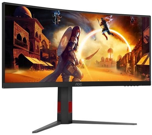 34" Монитор AOC CU34G4Z черный 34" Монитор AOC CU34G4Z черный — Матрица, рамки и подставка