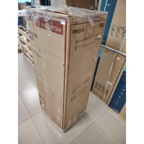 УЦ Водонагреватель Ariston Pro1 R ABS 150 V (плохая упаковка, б/у. нет документации, ремонт патрубка горячей воды и замена ТЭНа)