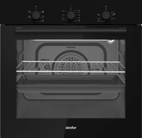 Электрический духовой шкаф Simfer B6EB16070 черный