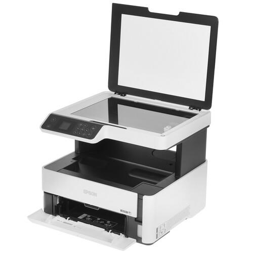 МФУ струйное Epson M2170 МФУ струйное Epson M2170 — Разъёмы и способы подключения