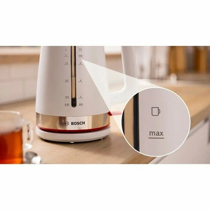 Электрочайник Bosch TWK4M221 белый — фотография 3