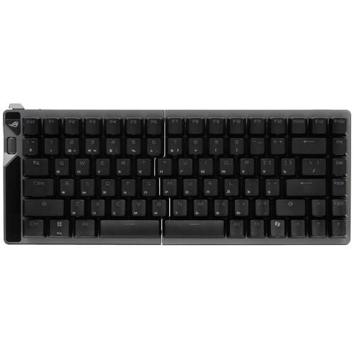 Клавиатура проводная + беспроводная ASUS M703 ROG Falcata Клавиатура проводная + беспроводная ASUS M703 ROG Falcata — Клавиши, переключатели и раскладка