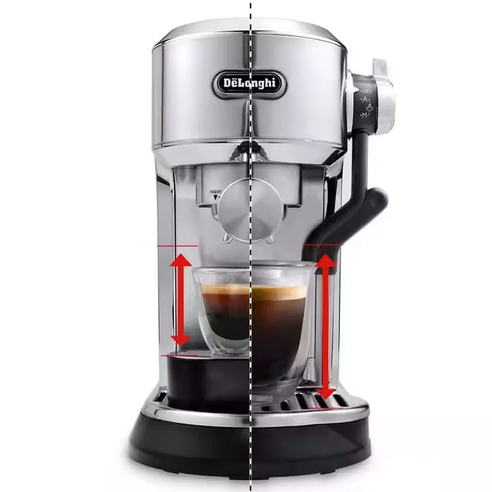 Кофеварка DeLonghi EC950.M серебристый — фотография 3