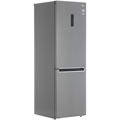 Холодильник с морозильником   LG GA-B459MLSL серый