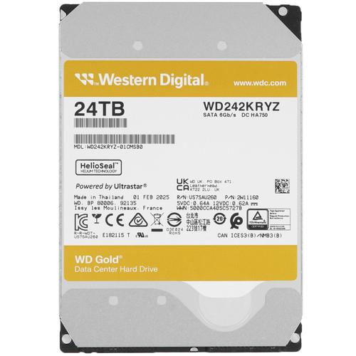 24 ТБ Жесткий диск Western Digital Gold [WD242KRYZ]