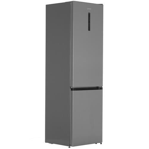 Холодильник с морозильником   Gorenje NRK6202AXL4 серебристый