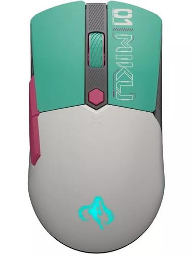 Мышь беспроводная/проводная ASUS P521 TUF GAMING MINI WL MIKU [90MP0420-BMUA00] белый