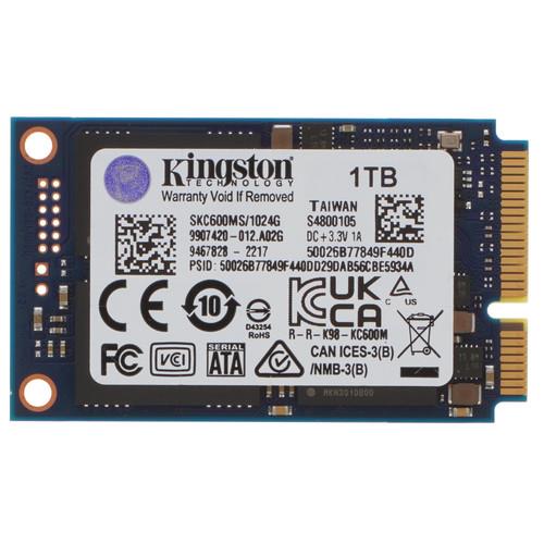 1024 ГБ MSATA накопитель Kingston KC600 [SKC600MS/1024G]