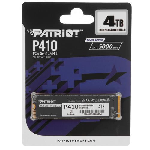 4000 ГБ M.2 NVMe накопитель Patriot P410 [P410P4TBM28H]