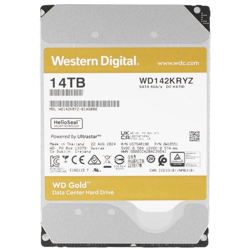 14 ТБ Жесткий диск WD Gold [WD142KRYZ]