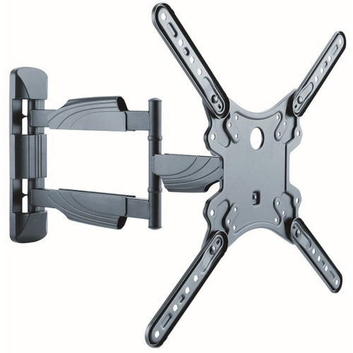 Кронштейн для телевизора Ultramounts UM 871 черный 23"-55" до35кг поворотно-выдвижной и наклонный