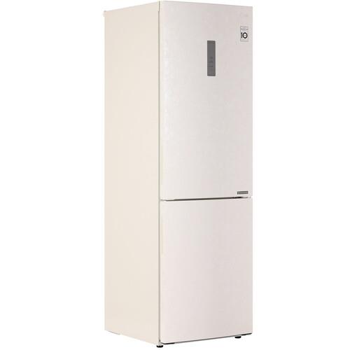 Холодильник с морозильником   LG GA-B459CEWL бежевый