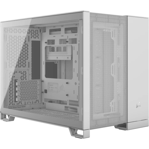 Корпус Corsair 2500D Airflow (CC-9011264-WW) без БП, Black, Midi-Tower, TG, no fan, 2xUSB-A 3.2, 1xUSB Type-C, mATX, mITX