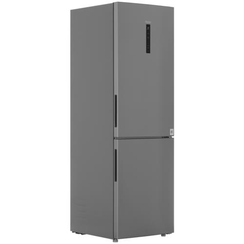 Холодильник с морозильником   Haier C4F637CXRGU1 серебристый