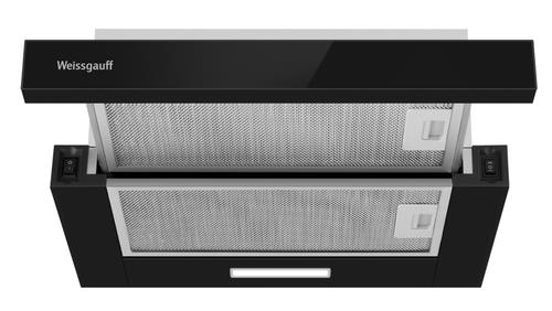 Вытяжка телескопическая Weissgauff TEL 450 Black Glass черный/черный