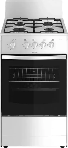Газовая плита Darina 1A GM341 001 W, газовая духовка, без крышки, сталь, белый