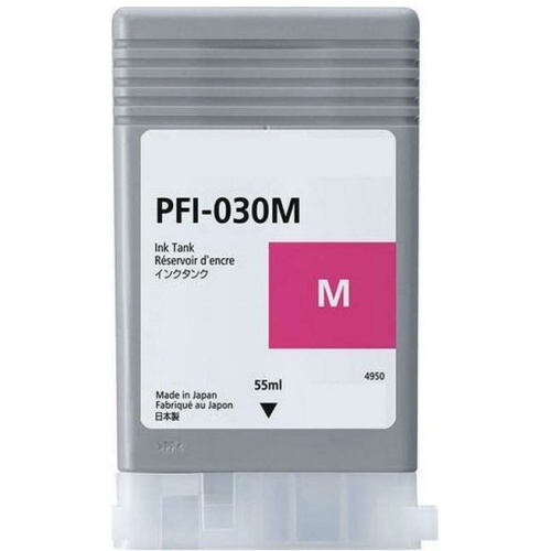Картридж струйный Canon PFI-030M 3491C001 пурпурный (55мл) для Canon imagePROGRAF TM-240, TM-340