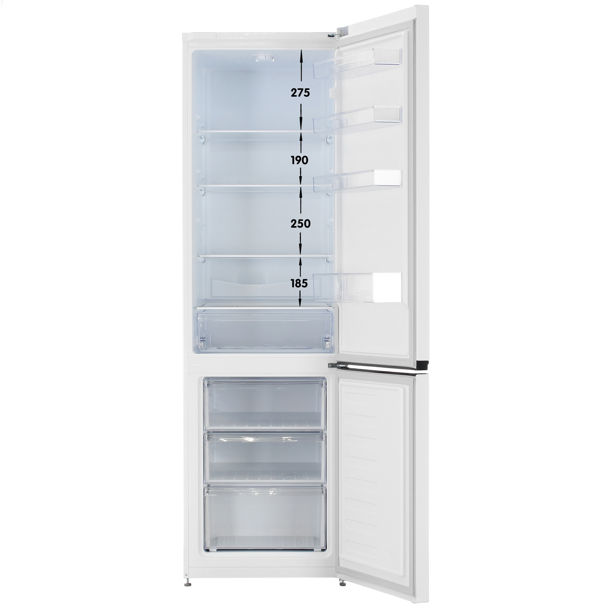 Холодильник с морозильником Beko B1RCSK402W белый Холодильник с морозильником Beko B1RCSK402W белый — Корпус и элементы управления