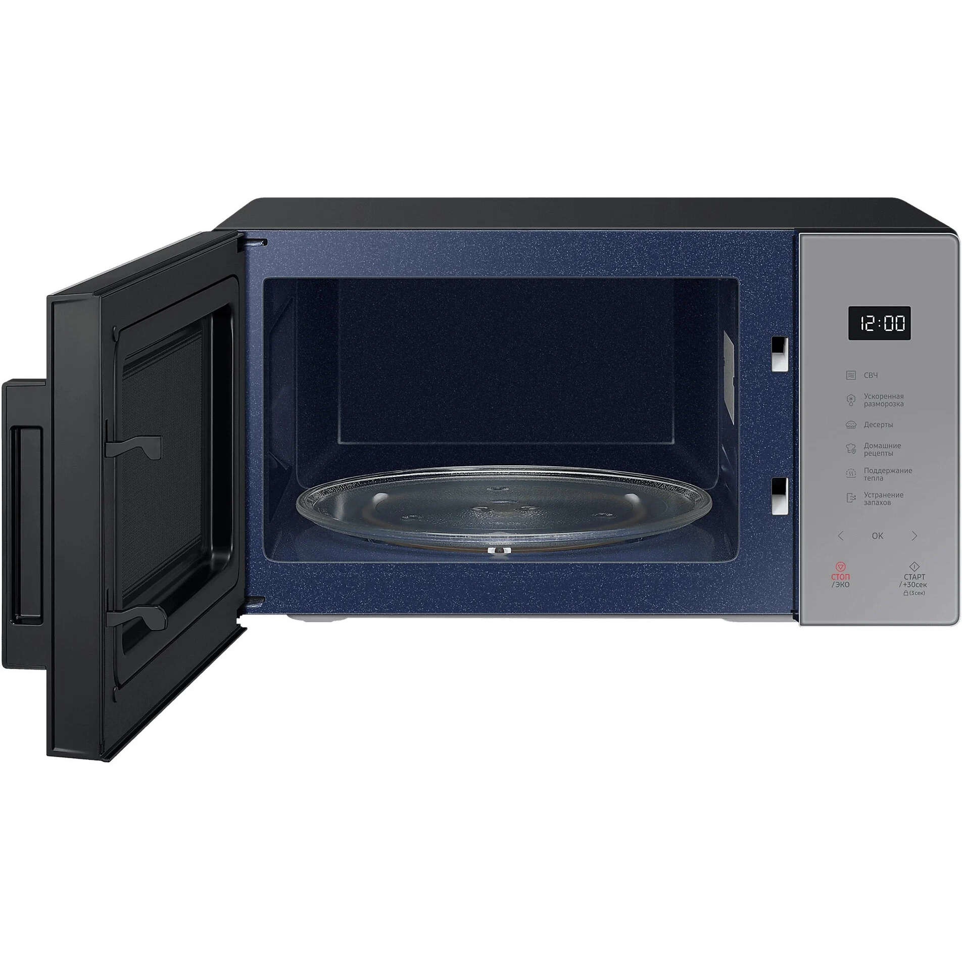 Микроволновая печь Samsung MS23T5018AG/BW серый — фотография 2